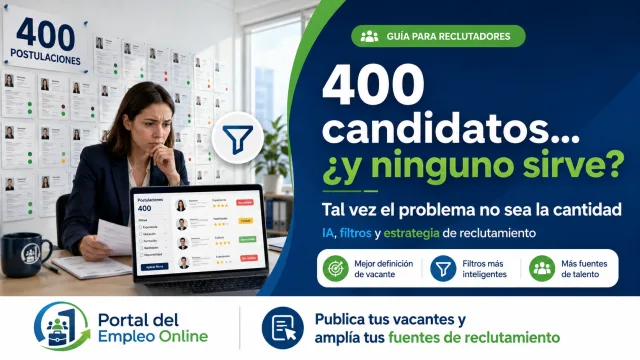 400 candidatos y ninguno sirve: ¿el problema es la IA, los candidatos o la estrategia de reclutamiento?